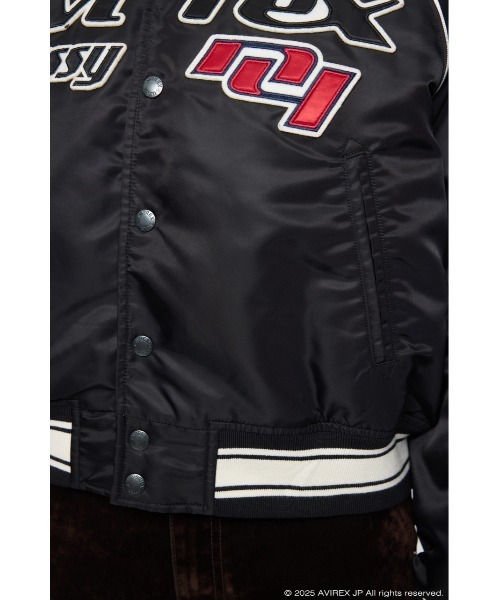 MOUSSY(マウジー)の「AVIREX VARSITY ジャケット(その他アウター・レディース・ブラック/レッド・FREE)」の15枚目の写真