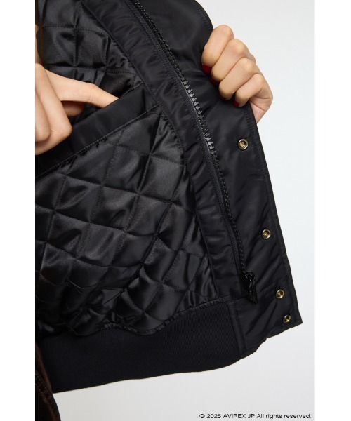 MOUSSY(マウジー)の「AVIREX VARSITY ジャケット(その他アウター・レディース・ブラック/レッド・FREE)」の16枚目の写真