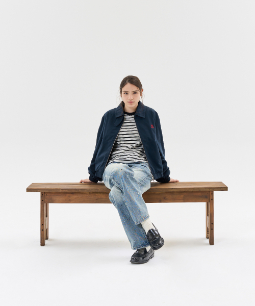 AECA(エイカ)の「AECA WASHED CLOVER BAYPORT JACKET-NAVY(ナイロンジャケット・レディース・その他・MEDIUM/LARGE/SMALL)」の3枚目の写真