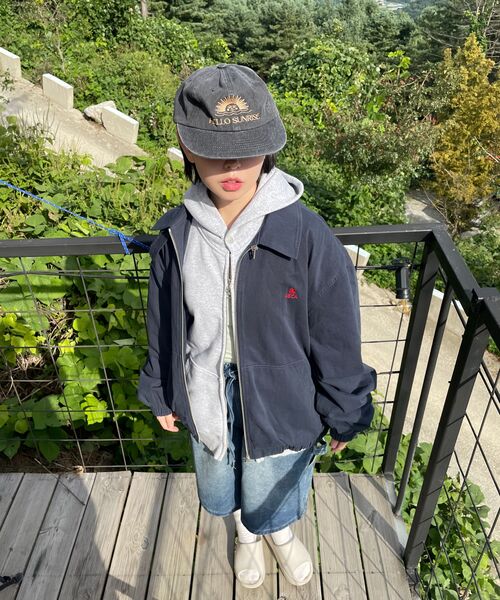 AECA(エイカ)の「AECA WASHED CLOVER BAYPORT JACKET-NAVY(ナイロンジャケット・レディース・その他・MEDIUM/LARGE/SMALL)」の10枚目の写真