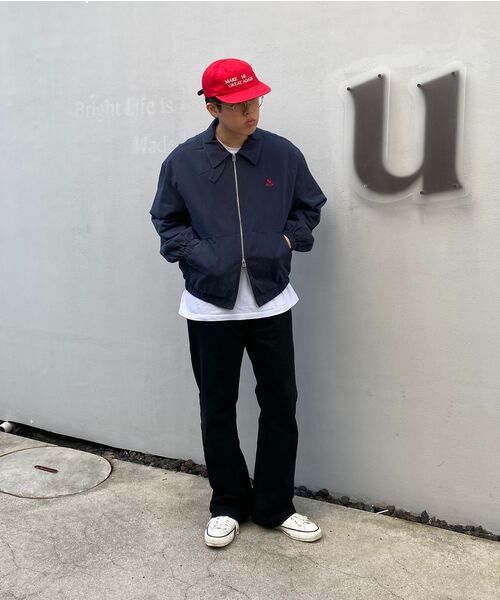 AECA(エイカ)の「AECA WASHED CLOVER BAYPORT JACKET-NAVY(ナイロンジャケット・レディース・その他・MEDIUM/LARGE/SMALL)」の12枚目の写真