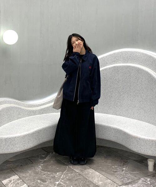 AECA(エイカ)の「AECA WASHED CLOVER BAYPORT JACKET-NAVY(ナイロンジャケット・レディース・その他・MEDIUM/LARGE/SMALL)」の15枚目の写真