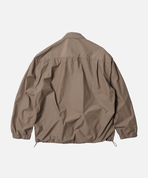 FRIZMWORKS(フリズムワークス)の「NYLON STRING SHIRT JACKET _ CAPPUCCINO(ナイロンジャケット・メンズ・その他・MEDIUM)」の2枚目の写真