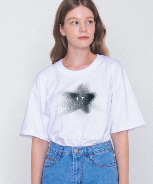 GRAVER（グレーバー）の「[ユニセックス]ブルースター半袖Tシャツ_ホワイト（Tシャツ/カットソー・レディース・ホワイト・SMALL/MEDIUM/LARGE/X-LARGE）」の2枚目の写真