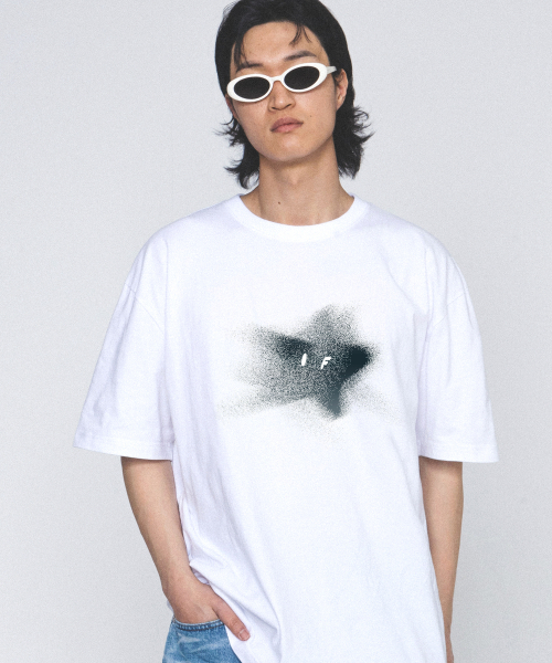 GRAVER（グレーバー）の「[ユニセックス]ブルースター半袖Tシャツ_ホワイト（Tシャツ/カットソー・レディース・ホワイト・SMALL/MEDIUM/LARGE/X-LARGE）」の3枚目の写真