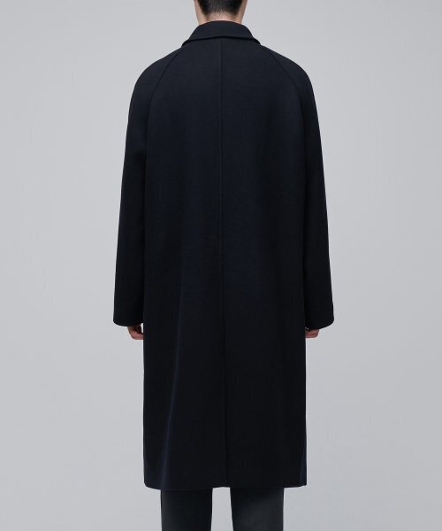 MUSINSA STANDARD（ムシンサスタンダード）の「カシミアブレンド特大バルマカンコート[ネイビー]（チェスターコート・メンズ・その他・XX-LARGE/MEDIUM/LARGE/X-LARGE）」の4枚目の写真
