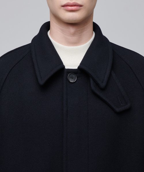 MUSINSA STANDARD（ムシンサスタンダード）の「カシミアブレンド特大バルマカンコート[ネイビー]（チェスターコート・メンズ・その他・XX-LARGE/MEDIUM/LARGE/X-LARGE）」の5枚目の写真
