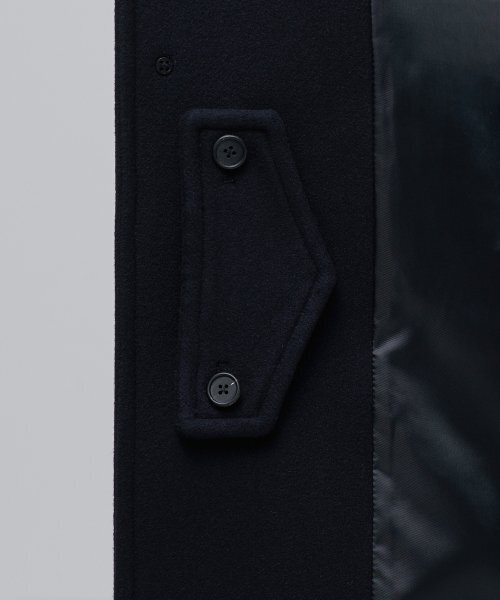 MUSINSA STANDARD（ムシンサスタンダード）の「カシミアブレンド特大バルマカンコート[ネイビー]（チェスターコート・メンズ・その他・XX-LARGE/MEDIUM/LARGE/X-LARGE）」の8枚目の写真