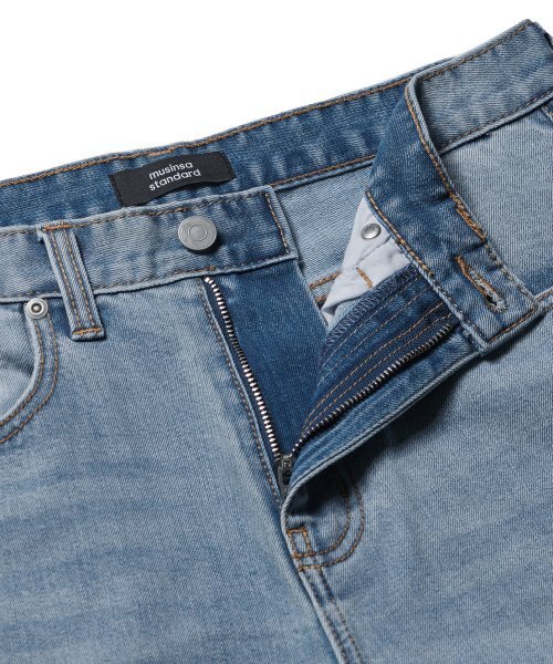 MUSINSA STANDARD（ムシンサスタンダード）の「[クールタンダード] ストレートデニムパンツ [スカイブルー]（デニムパンツ・メンズ・その他・40/38/42/36/28/29/34/32/30/33/26/27/31）」の3枚目の写真