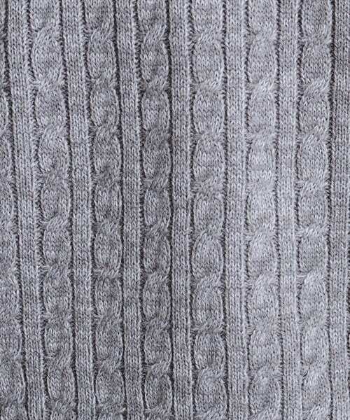 tk.TAKEO KIKUCHI（ティーケータケオキクチ）の「ケーブルクルーネックニット（ニット/セーター・メンズ・グレー系4/ブラック/ブラウン系その他/オフホワイト・02/04/03）」の12枚目の写真