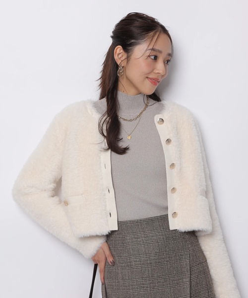 JUSGLITTY（ジャスグリッティー）の「ファーリージャケットライク
