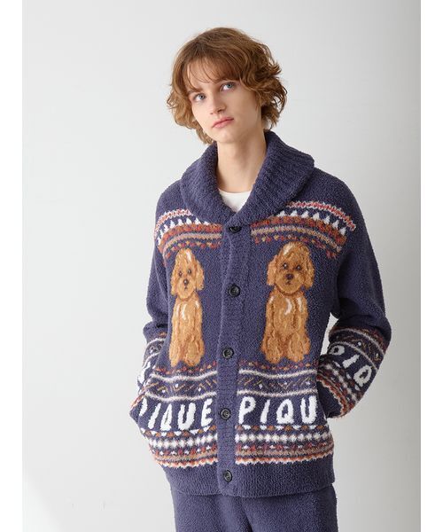 HOMME】 パウダーノルディック DOGジャガードカウチン（ルームウェア
