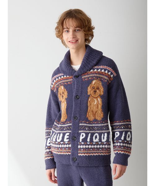 HOMME】 パウダーノルディック DOGジャガードカウチン（ルームウェア