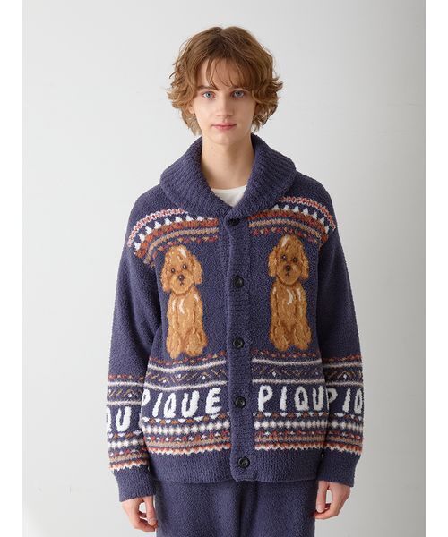 HOMME】 パウダーノルディック DOGジャガードカウチン（ルームウェア