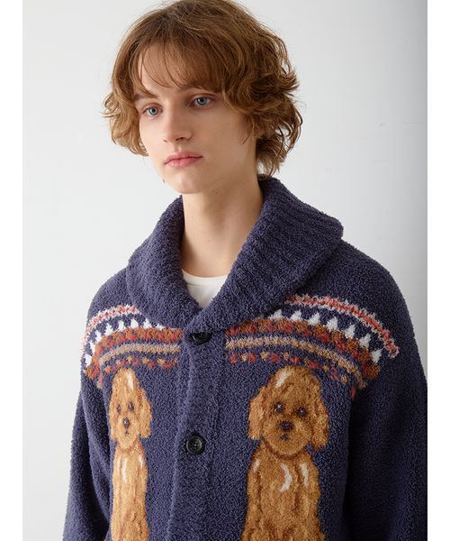 HOMME】 パウダーノルディック DOGジャガードカウチン（ルームウェア