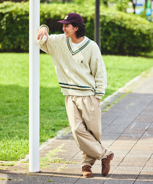 セール】NAUTICA/ノーティカ ヴィンテージライク ケーブル編み