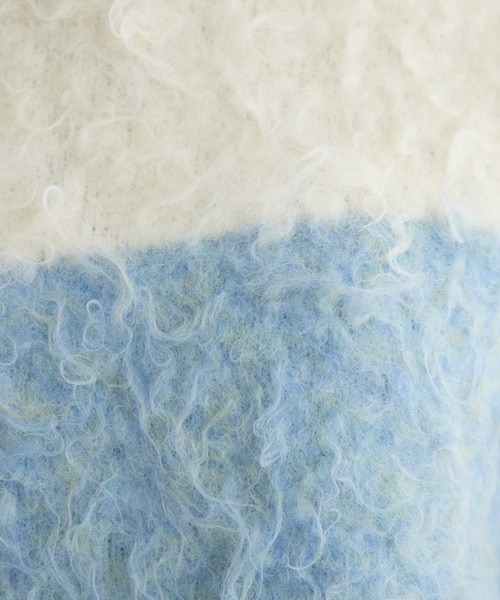 KATHARINE ROSS（キャサリンロス）の「【PILLINI/ピリーニ】ウェーブシャギーコンパクトプルオーバー（ニット/セーター・レディース・モカ/アイボリー・FREE）」の10枚目の写真