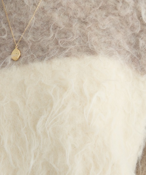 KATHARINE ROSS（キャサリンロス）の「【PILLINI/ピリーニ】ウェーブシャギーコンパクトプルオーバー（ニット/セーター・レディース・モカ/アイボリー・FREE）」の18枚目の写真