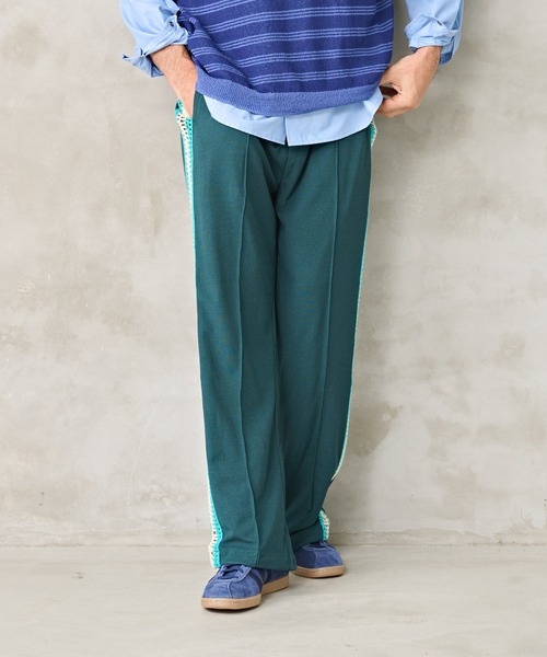 Kelen(ケレン)の「「KELEN MENS / ケレン メンズ」KNIT LINE TROUSER(その他パンツ・メンズ・テラコッタ/グリーン/ブラック・40/38/42)」の5枚目の写真