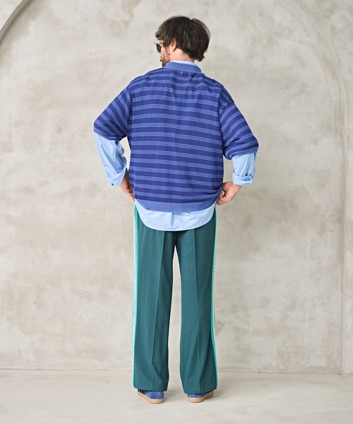 Kelen(ケレン)の「「KELEN MENS / ケレン メンズ」KNIT LINE TROUSER(その他パンツ・メンズ・テラコッタ/グリーン/ブラック・40/38/42)」の8枚目の写真