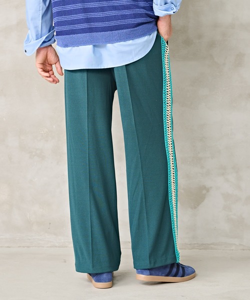 Kelen(ケレン)の「「KELEN MENS / ケレン メンズ」KNIT LINE TROUSER(その他パンツ・メンズ・テラコッタ/グリーン/ブラック・40/38/42)」の9枚目の写真