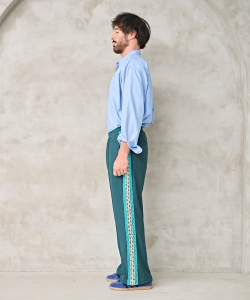 Kelen(ケレン)の「「KELEN MENS / ケレン メンズ」KNIT LINE TROUSER(その他パンツ・メンズ・テラコッタ/グリーン/ブラック・40/38/42)」の11枚目の写真