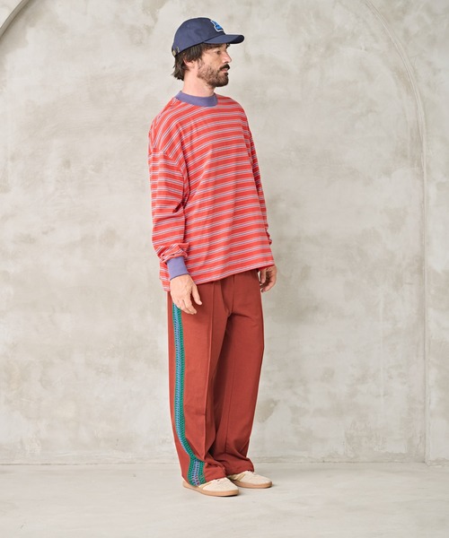 Kelen(ケレン)の「「KELEN MENS / ケレン メンズ」KNIT LINE TROUSER(その他パンツ・メンズ・テラコッタ/グリーン/ブラック・40/38/42)」の15枚目の写真