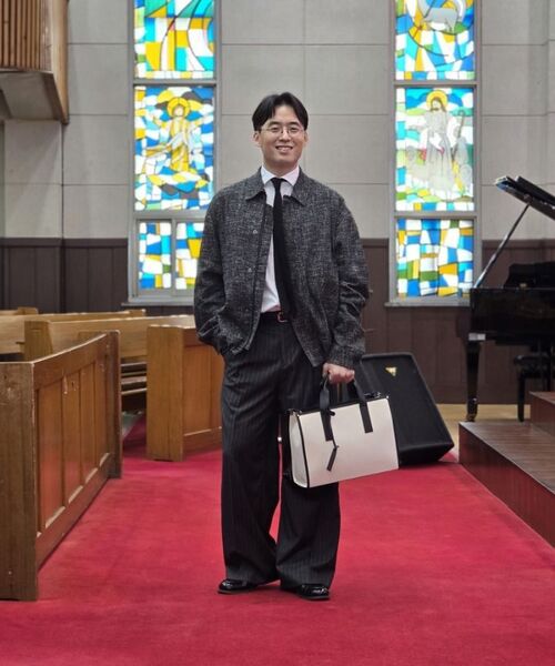 JUAN HOMME(ジュアンオム)の「ピンストライプワイドトラウザー(チャコール)(スラックス・メンズ・チャコール・SMALL/MEDIUM/LARGE)」の16枚目の写真
