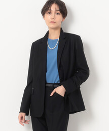 K.T KIYOKO TAKASE | 〔 Sサイズ 〕 ２ＷＡＹストレッチフラノ スタンドテーラードジャケット(テーラードジャケット)