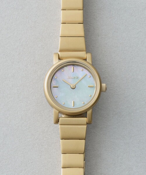 Jouete（ジュエッテ）の「[タイムピース] ソーラー サークル（アナログ腕時計・レディース・イエローゴールド/シルバー・FREE）」の2枚目の写真