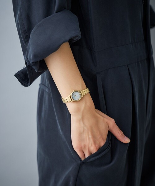 Jouete（ジュエッテ）の「[タイムピース] ソーラー サークル（アナログ腕時計・レディース・イエローゴールド/シルバー・FREE）」の4枚目の写真