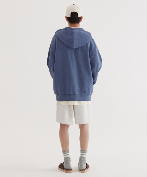 COVERNAT(カバーナット)の「CVNT ピグメント フードジップアップ ネイビー(パーカー・レディース・その他・X-LARGE/SMALL/MEDIUM/LARGE)」の6枚目の写真