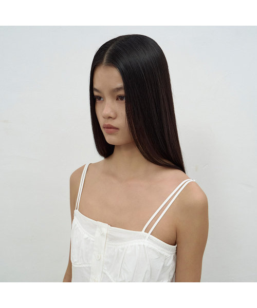 LCDC TM(エルシーディーシーティーエム)の「BRALETTE-DETAIL SLEEVELESS DRESS (WHITE)(ワンピース・レディース・ホワイト・SMALL/MEDIUM)」の7枚目の写真