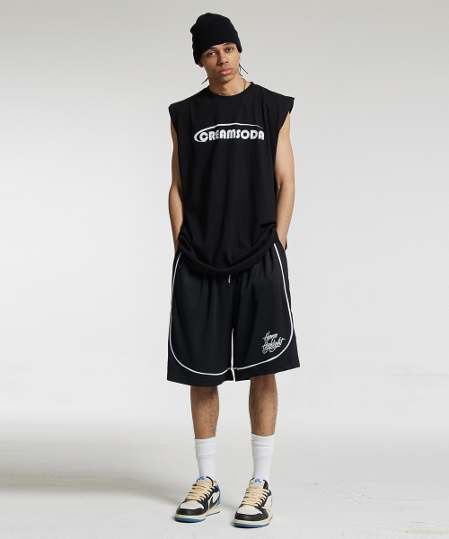 CREAM SODA LAB(クリームソーダラボ)の「シーアルエスディーエル アンドワン スリーブレス ブラック(Tシャツ/カットソー・レディース・その他・LARGE/MEDIUM/X-LARGE)」の2枚目の写真