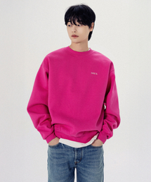 MAYOL（マイヨール）の「ロゴ刺繍ダブル生地スウェットシャツ_マゼンタピンク（スウェット）」