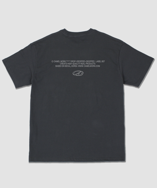 CAMEL WORK（キャメルワーク）の「カメルCWロゴ半袖Tシャツ（チャコール）（Tシャツ/カットソー・メンズ・その他・X-LARGE/MEDIUM/LARGE）」の3枚目の写真