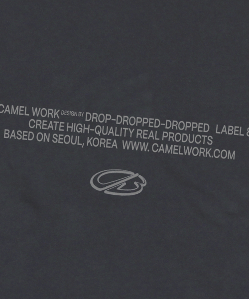 CAMEL WORK（キャメルワーク）の「カメルCWロゴ半袖Tシャツ（チャコール）（Tシャツ/カットソー・メンズ・その他・X-LARGE/MEDIUM/LARGE）」の5枚目の写真