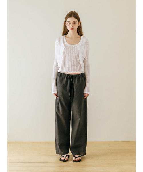 TINKNIT（ティンニット）の「ポニコットンパンツ _ ホワイト（その他パンツ・レディース・その他・SMALL）」の4枚目の写真