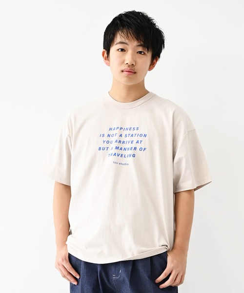FOV(フォブ)の「フォブ HAPPINESS Tシャツ(Tシャツ/カットソー・レディース・ブラック/ホワイト/ベージュ系その他・F)」の3枚目の写真