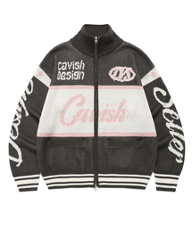 RACING TEAM KNIT ZIP UP CHARCOAL(CV2EFUK682A)