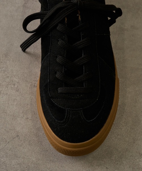 MAISON CLUB（メゾンクラブ）の「【SETUP7】REPRODUCT MILITALY GERMAN TRAINER ジャーマントレーナー SKATE LINE/スケートライン E- VANS KATE（スニーカー・メンズ・ブラック/グレー・25cm/26cm/27cm/28cm）」の11枚目の写真