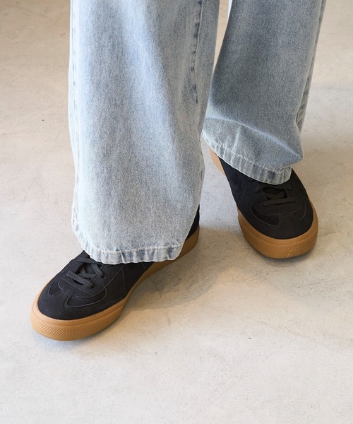 MAISON CLUB（メゾンクラブ）の「【SETUP7】REPRODUCT MILITALY GERMAN TRAINER ジャーマントレーナー SKATE LINE/スケートライン E- VANS KATE（スニーカー・メンズ・ブラック/グレー・25cm/26cm/27cm/28cm）」の8枚目の写真