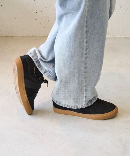 MAISON CLUB（メゾンクラブ）の「【SETUP7】REPRODUCT MILITALY GERMAN TRAINER ジャーマントレーナー SKATE LINE/スケートライン E- VANS KATE（スニーカー・メンズ・ブラック/グレー・25cm/26cm/27cm/28cm）」の7枚目の写真