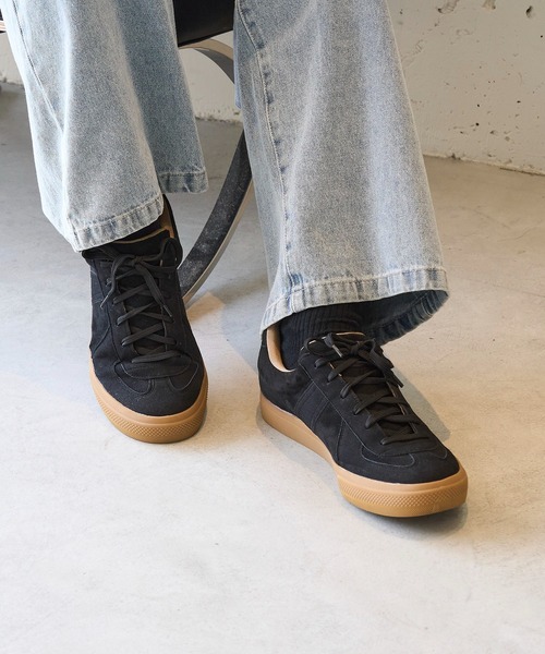 MAISON CLUB（メゾンクラブ）の「【SETUP7】REPRODUCT MILITALY GERMAN TRAINER ジャーマントレーナー SKATE LINE/スケートライン E- VANS KATE（スニーカー・メンズ・ブラック/グレー・25cm/26cm/27cm/28cm）」の6枚目の写真