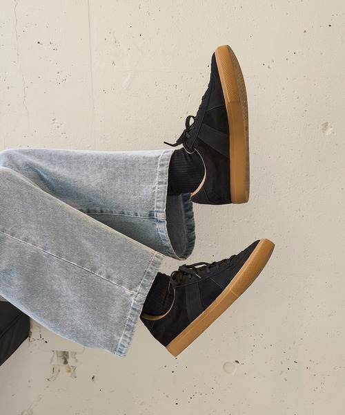 MAISON CLUB（メゾンクラブ）の「【SETUP7】REPRODUCT MILITALY GERMAN TRAINER ジャーマントレーナー SKATE LINE/スケートライン E- VANS KATE（スニーカー・メンズ・ブラック/グレー・25cm/26cm/27cm/28cm）」の5枚目の写真