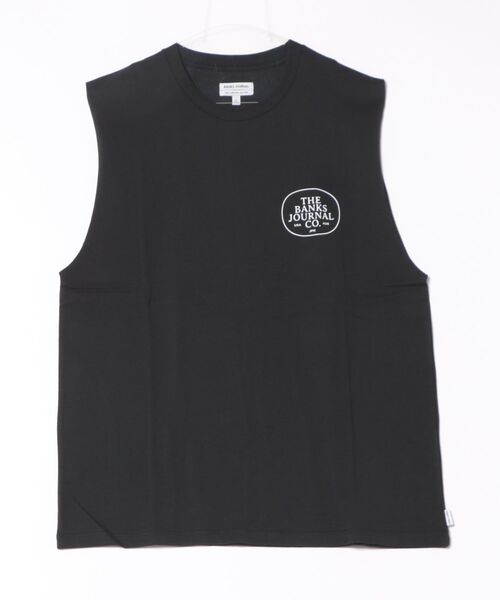 BANKS(バンクス)の「TANK/BANKS/バンクス ロゴ タンクトップ / ノースリーブ Tシャツ / サーフ ストリート ビーチ(タンクトップ・メンズ・ブラック/オフホワイト/イエロー・MEDIUM/LARGE/X-LARGE)」の2枚目の写真