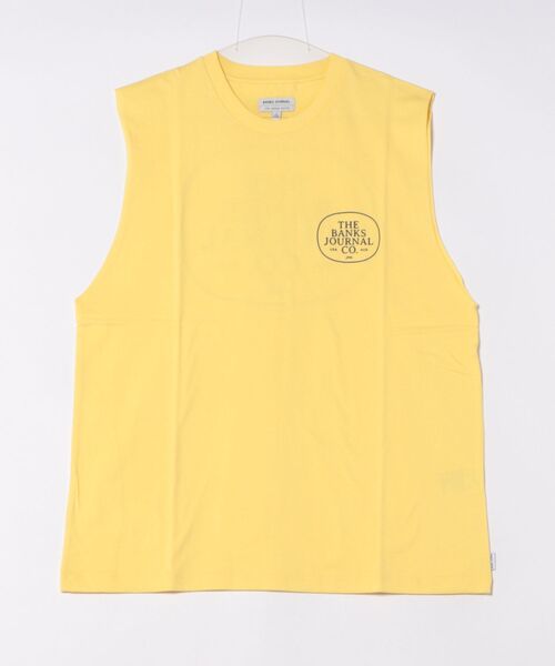 BANKS(バンクス)の「TANK/BANKS/バンクス ロゴ タンクトップ / ノースリーブ Tシャツ / サーフ ストリート ビーチ(タンクトップ・メンズ・ブラック/オフホワイト/イエロー・MEDIUM/LARGE/X-LARGE)」の6枚目の写真