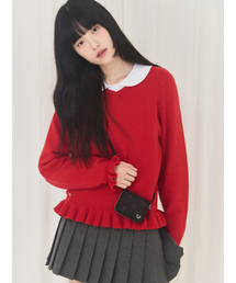 ALKI ALKA（アルキアルカ）の「Zip Cross Wallet_Nylon (Dot Black)（札入れ/マネークリップ）」