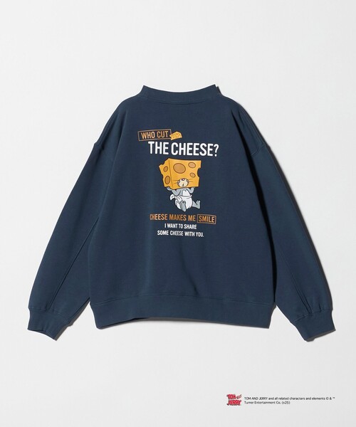 green label relaxing（グリーンレーベルリラクシング）の「【別注】＜URBAMENT＞TOM AND JERRY スウェット / トレーナー  / キッズ  140cm-150cm（スウェット・キッズ・ケリーグリーン/コバルトブルー/ネイビー・140cm/150cm）」の3枚目の写真
