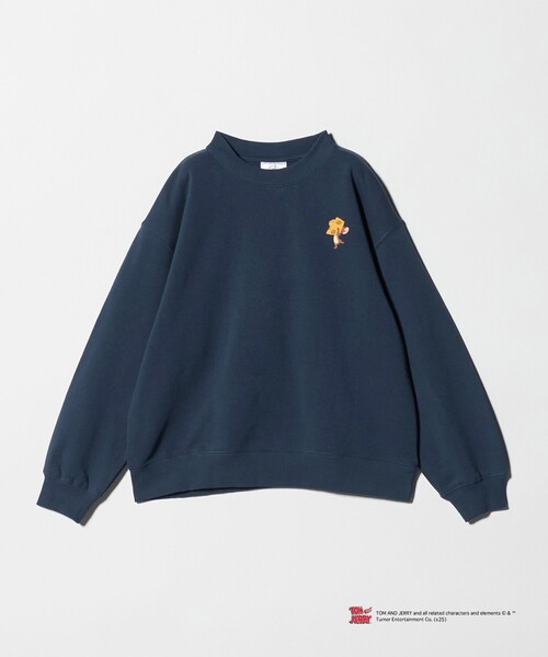 green label relaxing（グリーンレーベルリラクシング）の「【別注】＜URBAMENT＞TOM AND JERRY スウェット / トレーナー  / キッズ  140cm-150cm（スウェット・キッズ・ケリーグリーン/コバルトブルー/ネイビー・140cm/150cm）」の4枚目の写真